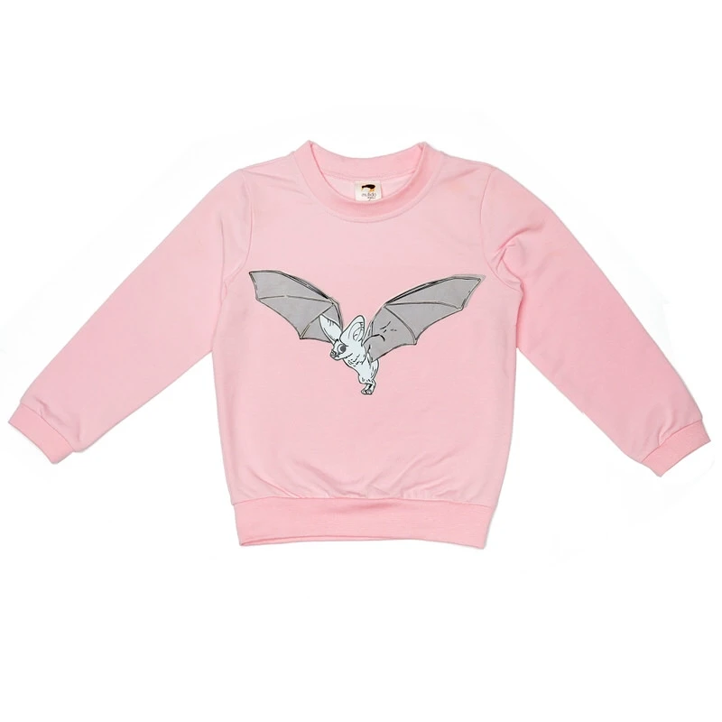 pink bat sweatshirt glow in the dark.webp