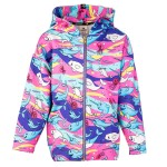 Bluza z kapturem Różowy Narwal