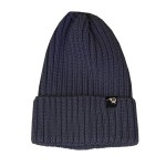 Czapka Granatowa z wełny merino MULESING FREE  