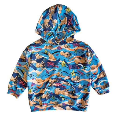 Bluza Kangurka Niebieskie Ośmiornice