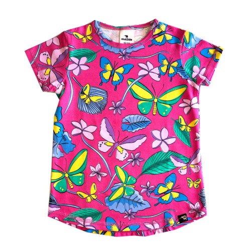 T-shirt Różowe Motyle