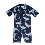 Navy Whale Swim Overall UPF50+