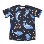 Koszulka kąpielowa Czarny Delfin UPF50+