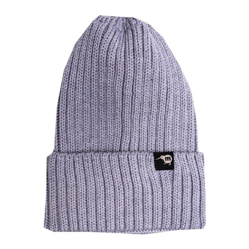 Czapka Szara z wełny merino MULESING FREE