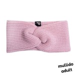 Opaska ADULT różowa z wełny merino MULESING FREE