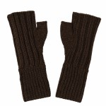 Ogrzewacze ONE SIZE brązowe z wełny merino MULESING FREE 