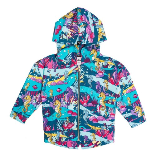 Bluza z kapturem na zamek Turkusowy Konik morski