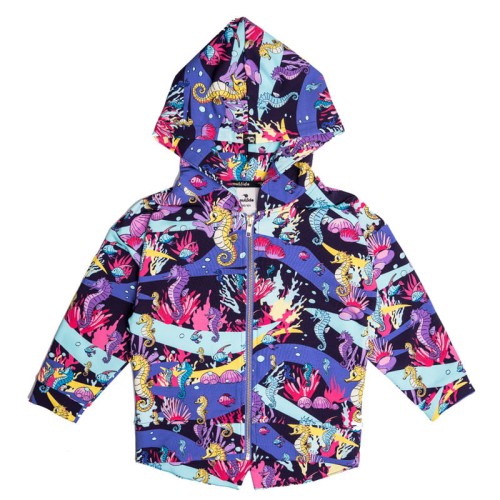 Bluza z kapturem na zamek Granatowy Konik morski