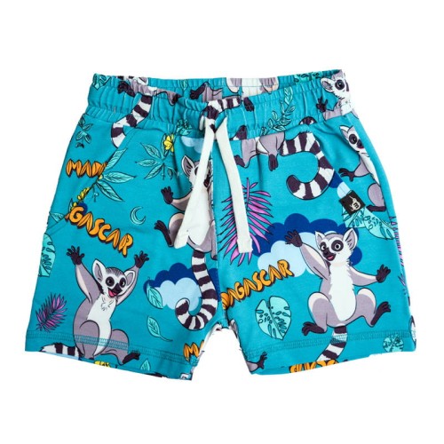 Szorty Turkusowe Lemury