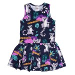 Sukienka na ramiączka Granatowe Lemury