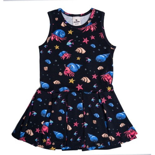 Sukienka na ramiączka Czarny Krab