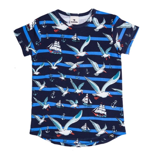 T-shirt Granatowe Albatrosy