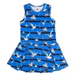 Sukienka na ramiączka Niebieskie Albatrosy