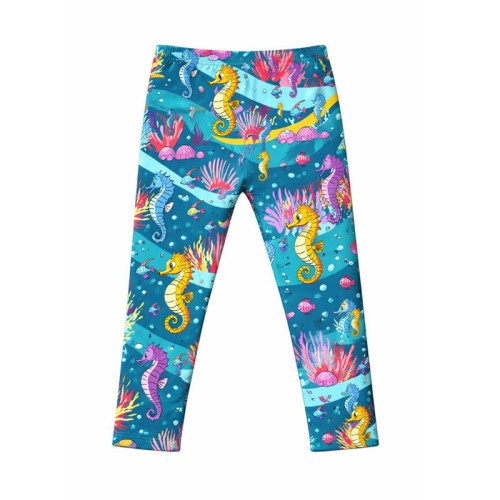 Legginsy Turkusowy Konik morski